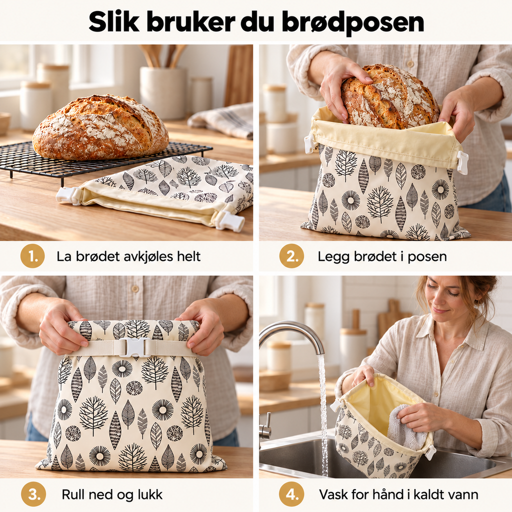 Premium Bivoks Brødposer